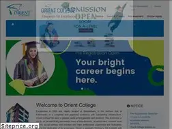 Sites similar to orientcollege.com