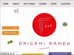 Sites similar to origamiramenbar.com