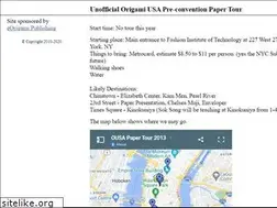 Sites similar to origamitourist.com