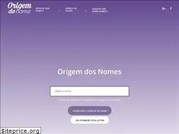 Sites similar to origemdonome.com.br