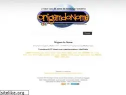 Sites similar to origemdonome.com