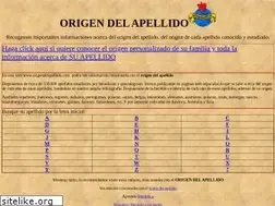 Sites similar to origendelapellido.com