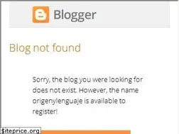 Sites similar to origenylenguaje.blogspot.com