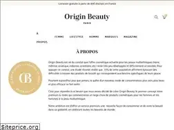 Sites similar to origin-beauty.com