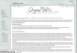 Sites similar to original-sin.net