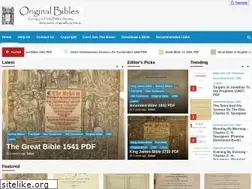 Sites similar to originalbibles.com
