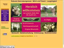 Sites similar to originalbraunvieh.de
