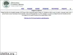 Sites similar to originalcarrollwood.com