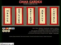 Sites similar to originalchinagardenhouston.com