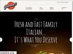 Sites similar to originalgiovannis.com