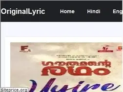 Sites similar to originallyric.com