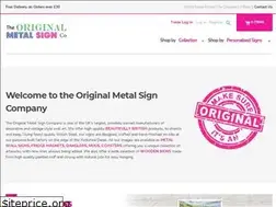 Sites similar to originalmetalsigns.co.uk