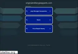 Sites similar to originalmilitaryjeepparts.com