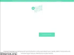 Sites similar to originalpressing.com