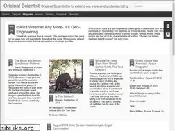 Sites similar to originalscientist.blogspot.com