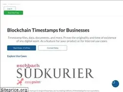 Sites similar to originstamp.com