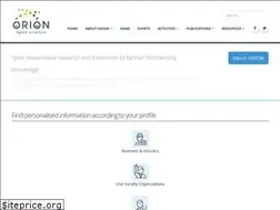 Sites similar to orion-openscience.eu