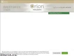 Sites similar to orionholidays.com