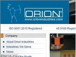 Sites similar to orionindustries.com