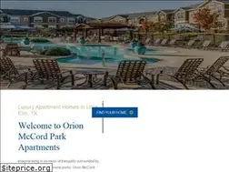 Sites similar to orionmccordpark.com