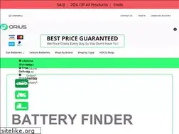 Sites similar to oriusbatteries.com