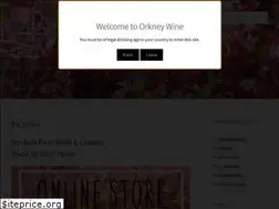 Sites similar to orkneywine.co.uk