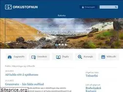 Sites similar to orkustofnun.is