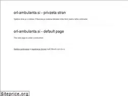 Sites similar to orl-ambulanta.si