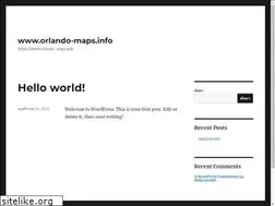 Sites similar to orlando-maps.info