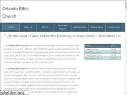 Sites similar to orlandobiblechurch.com