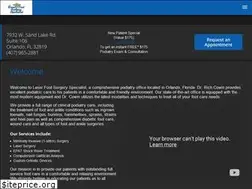 Sites similar to orlandolaserfootsurgery.com