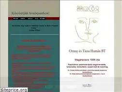 Sites similar to ormayistvan.hu