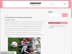 Sites similar to ormhof.com