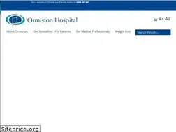 Sites similar to ormistonhospital.co.nz