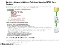 Sites similar to ormlite.com