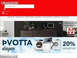 Sites similar to ormsson.is