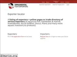 Sites similar to ornamentalfishexporters.com