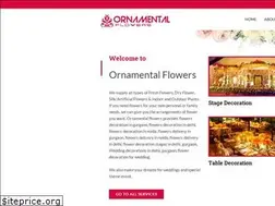Sites similar to ornamentalflower.com