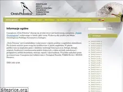 Sites similar to ornis-polonica.pl
