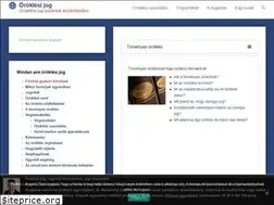 Sites similar to oroklesijog.hu