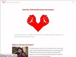 Sites similar to oromoprotests.com