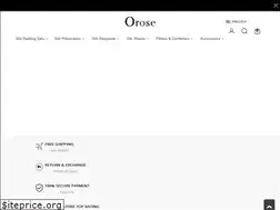 Sites similar to orosesilk.com