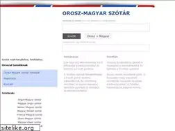 Sites similar to orosz-magyar-szotar.hu
