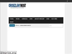 Sites similar to oroszlanymost.hu