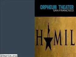 Sites similar to orpheumtheatersanfrancisco.org