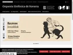 Sites similar to orquestadenavarra.es