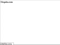 Sites similar to orquin.com