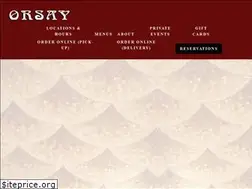 Sites similar to orsayrestaurant.com