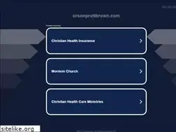 Sites similar to orsonprattbrown.com
