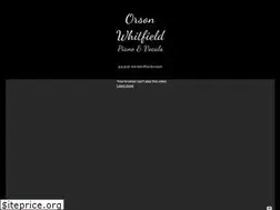 Sites similar to orsonwhitfield.com